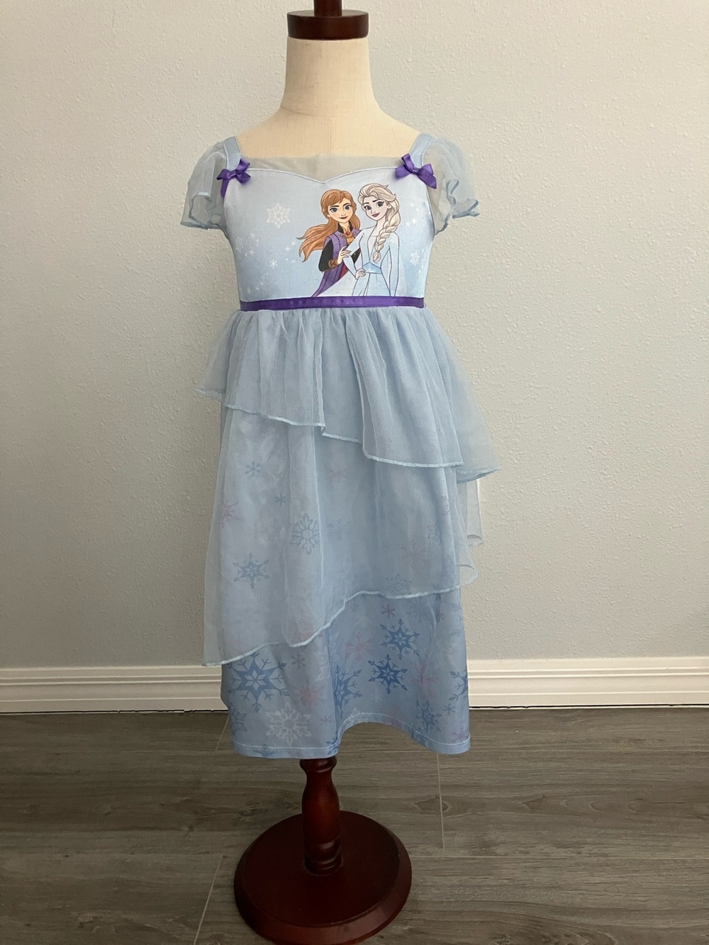 DISNEY Toddler Girls Frozen Elsa and Anna Nightgown | 4T